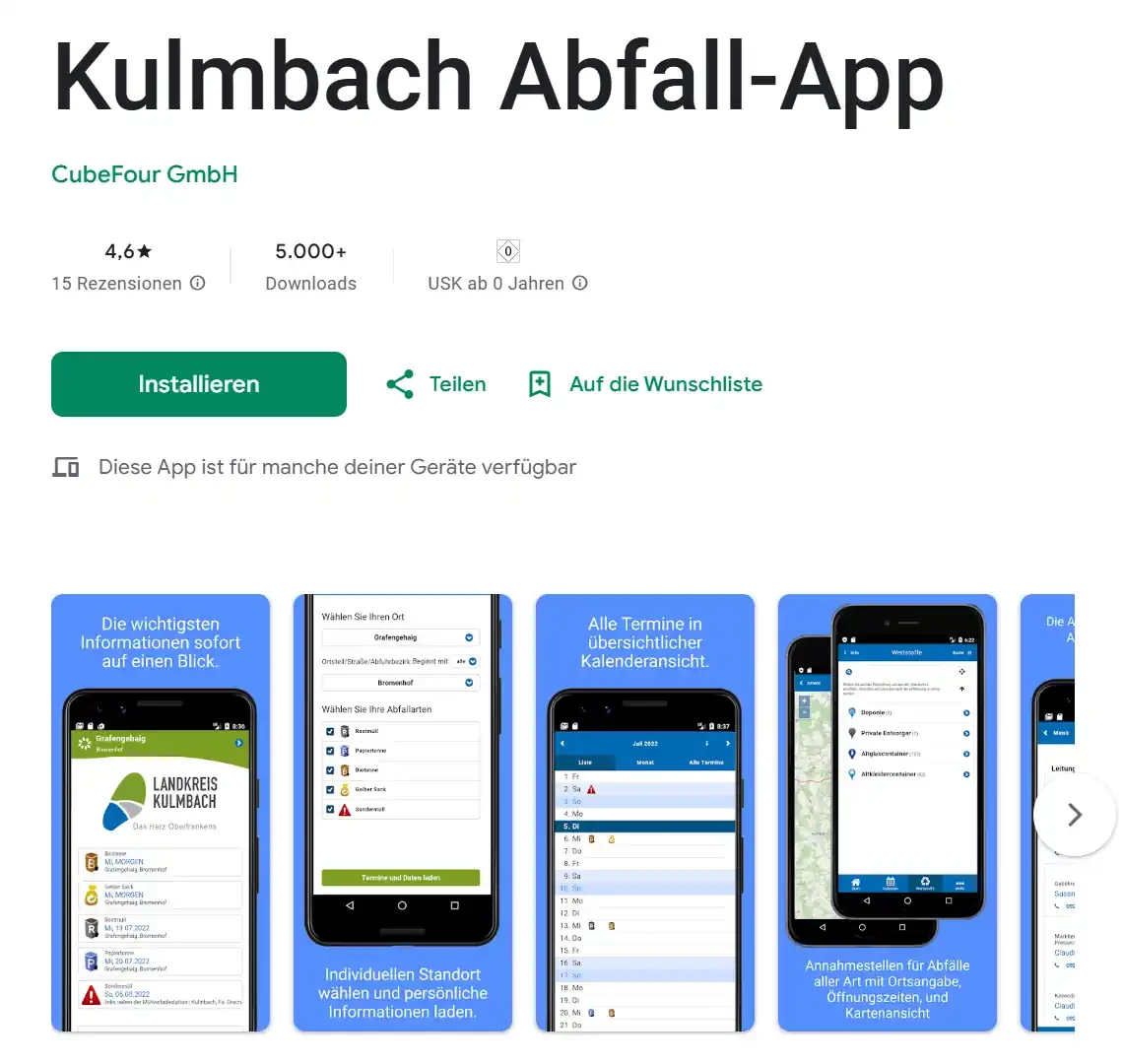 Kulmbach Abfall-App
